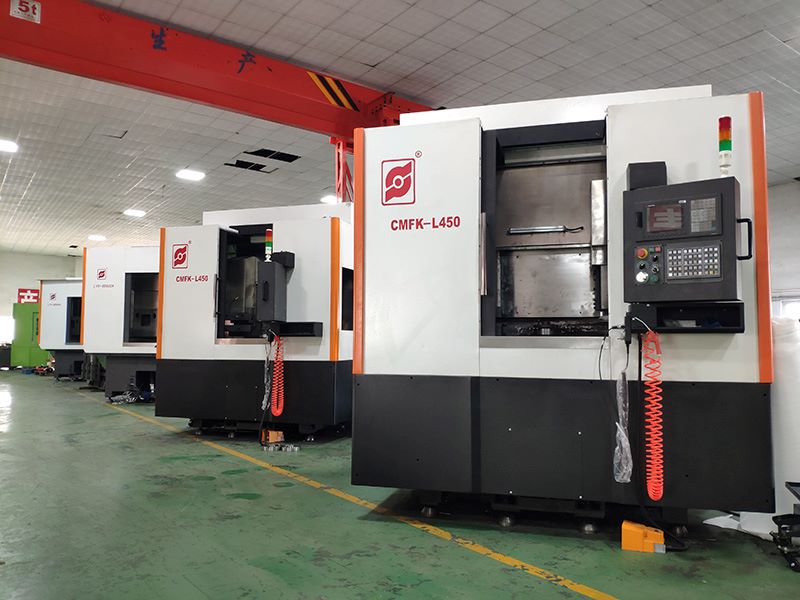 Neatly arranged finished Brake disc CNC grinding machine